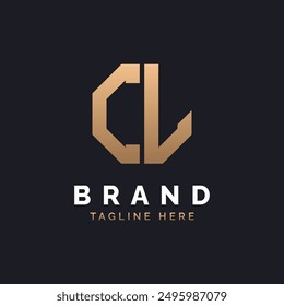 CL Logo Design. Modern, Minimal, Elegant und Luxus CL Logo. Alphabet-Buchstabe CL Logo Design für Brande Corporate Sound Business Identity.