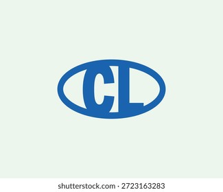 CL Logo Design, Vektorvorlage. CL