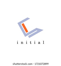 Logotipo CL inicial en estilo geométrico.