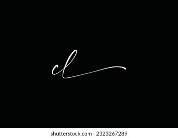  CL monogram logo design and company logo