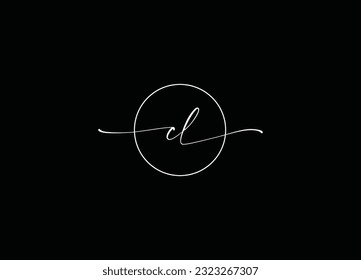  CL monogram logo design and company logo