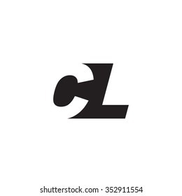 CL Negative Space Letter Logo