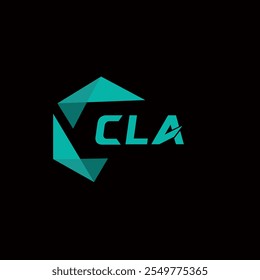 Logotipo de letra minimalista creativa de CLA. Diseño de logotipo de letra de alfabeto de iniciales de Vector únicas de CLA 
