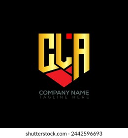 CLA letter logo abstract design. CLA unique design. CLA.
