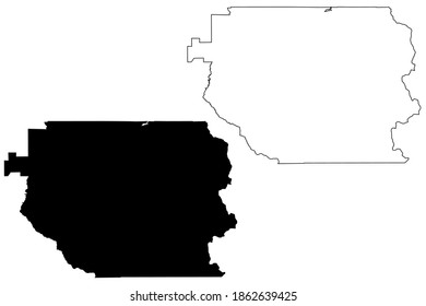 Clackamas County, Oregon State (U.S. county, United States of America, USA, U.S., US) map vector illustration, scribble sketch Clackamas map