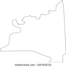 Claiborne County Map In State Of Mississippi