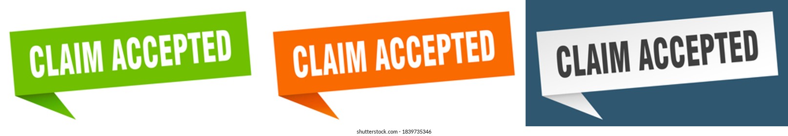 claim-accepted-banner-sign-claim-accepted-stock-vector-royalty-free