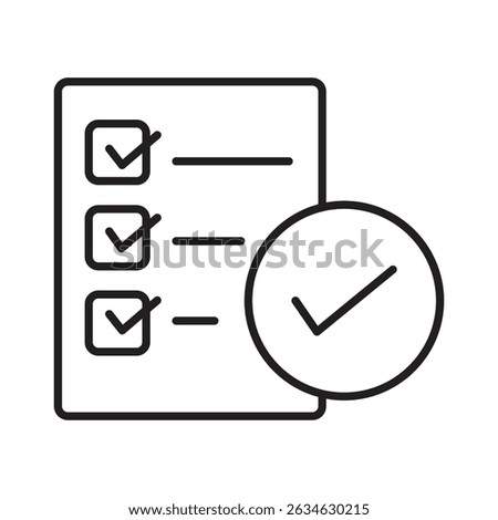 Claim approval :Vector Icon which can easily modify or edit
