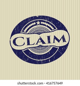 Claim grunge seal