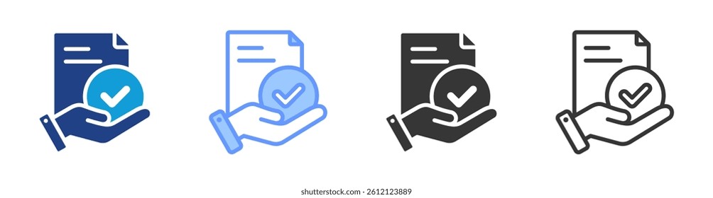 Claim icon set multiple style collection