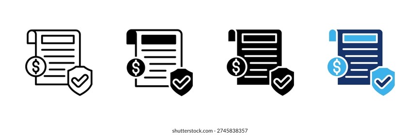 Claim Review icon sheet multiple style collection