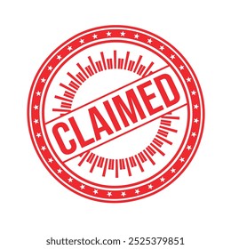Claimed Rubber stamp design Vector 