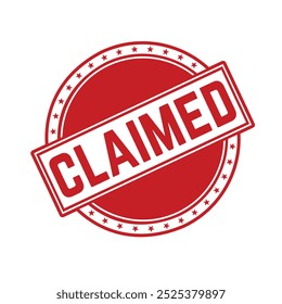 Claimed Rubber stamp design Vector 