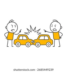 Reivindicação De Culpa Um Conceito Vetorial Sobre Gerenciamento De Situações Que Representa Atitudes Agressivas E De Conflito Pós-Acidente.