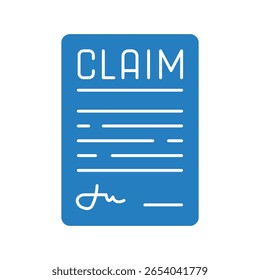 Formulário de solicitações:Ícone de vetor que pode facilmente modificar ou editar

