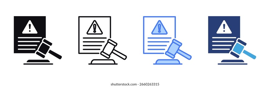 Reclamos Icon Sheet colección de estilos múltiples