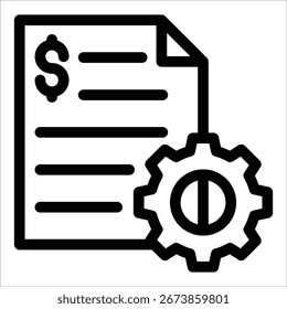 Elemento De Ícone De Processamento De Declarações Para Design