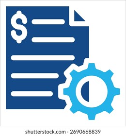 Elemento De Ícone De Processamento De Declarações Para Design