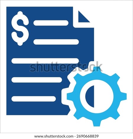 Claims Processing Icon Element For Design
