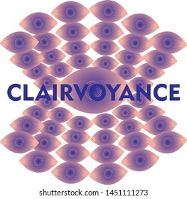 Clairvoyance cover ready for notebook cover, t-shirt print, and many more.