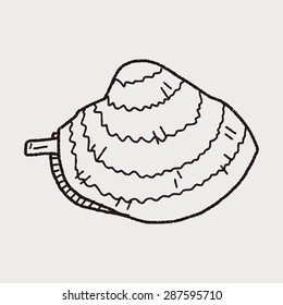 clam doodle