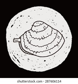 clam doodle