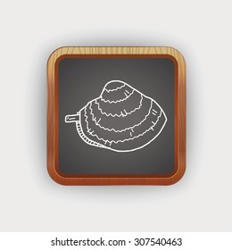 clam doodle