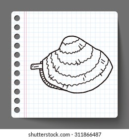 clam doodle