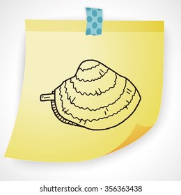 clam doodle