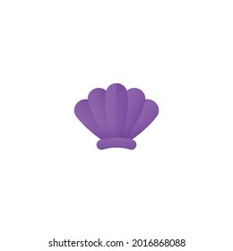 clam Icon Isolated On White Background