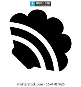 clam icon or logo isolated sign symbol vector illustration - high quality black style vector icons
