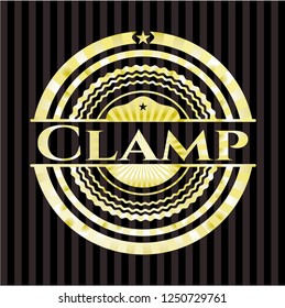 Clamp gold badge