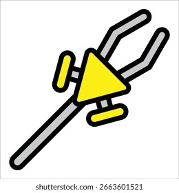 Elemento de icono de abrazadera para diseño