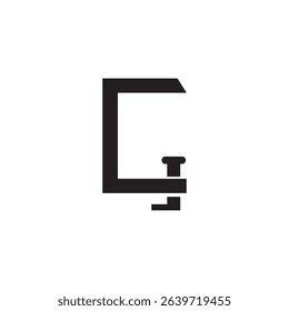 clamp icon illustration element design