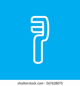 clamp icon illustration isolated vector sign symbol