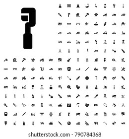 Clamp icon illustration isolated vector sign symbol. editable construction icons vector set.