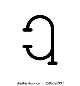 clamp icon with line style