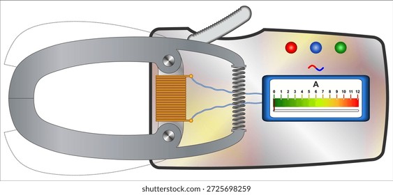 Una pinza amperimétrica es un instrumento de medición eléctrica diseñado para medir la cantidad de corriente eléctrica que fluye a través de un conductor.