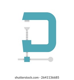 Clamp tool icon vector illustration