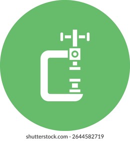 Vektorsymbol einklemmen. Kann für Druck-, Mobil- und Web-Anwendungen verwendet werden.