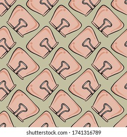 Patrón de lámparas , ilustración, vector sobre fondo blanco