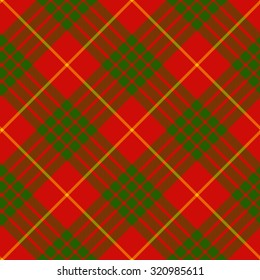 clan cameron tartan diagonal seamless background vector illustration
