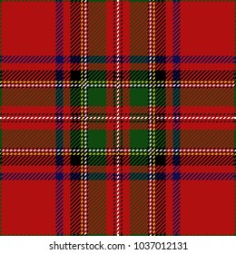 Clan Stuart Scottish Tartan Plaid  