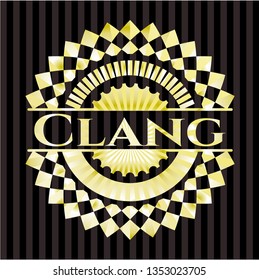 Clang shiny badge