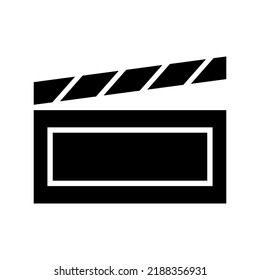 clap board icon or logo isolated sign symbol vector illustration - high quality black style vector icons
