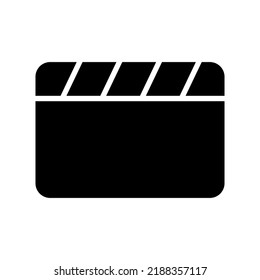 clap board icon or logo isolated sign symbol vector illustration - high quality black style vector icons
