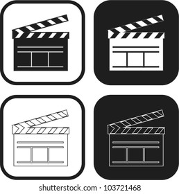 Clap Board Movies  Icon