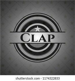 Clap dark badge