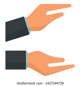 Clap hands icon. Flat illustration of clap hands vector icon for web design