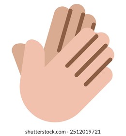 Clap hands icon for web, app, infographic, etc